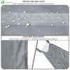 Voile d’ombrage Rectangulaire Imperméable Polyester avec Corde 3x2m Gris - vounat.shop
