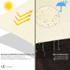 Voile d’ombrage Rectangulaire Imperméable Polyester avec Corde 3x2m Beige - vounat.shop