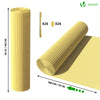 Canisse PVC brise vue renforce avec attaches de fixation 90x500cm beige - vounat.shop