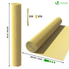 Canisse PVC brise vue renforce avec attaches de fixation 90x300cm beige - vounat.shop