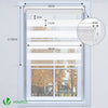 Store enrouleur jour nuit double 50x150cm Blanc - vounat.shop