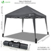 Tonnelle de jardin 3x3m pliable Grise avec sac de transport - vounat.shop