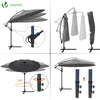 Parasol deporte 3M Shanghai avec housse de protection gris - vounat.shop