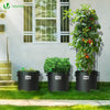 Lot 5 sacs de plantation non tisse 30L avec poignee Noir - vounat.shop