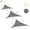 Voile d ombrage Triangle HDPE avec 19 pcs kit de montage - vounat.shop