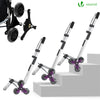 Chariot de courses pliable monte escalier aluminium avec sac isotherme noir - vounat.shop