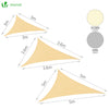 Voile d ombrage Triangle HDPE avec 19 pcs kit de montage - vounat.shop