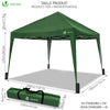 Tonnelle de jardin 3x3m pliable verte avec sac de transport - vounat.shop