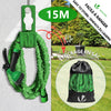 Tuyau d’Arrosage Extensible 15m 800D avec Accessoires vert - vounat.shop