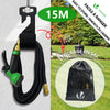 Tuyau d’Arrosage Extensible 15m Renforce 2500D avec Accessoires noir - vounat.shop