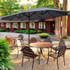 Parasol Jardin Double Aluminium 270 x 460 cm - vounat.shop