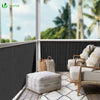 Canisse PVC brise vue renforce avec attaches de fixation 100x500cm gris - vounat.shop