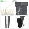 Tonnelle de jardin 3x3m pliable Grise avec sac de transport - vounat.shop