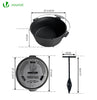 Cocotte en fonte Dutch oven 4.5L - vounat.shop