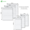 Lot de 2 Store enrouleur jour nuit double 45x150cm Blanc - vounat.shop