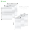 Store enrouleur jour nuit double 90x150cm Blanc - vounat.shop