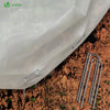 Voile d’hivernage en Polypropylème 50g/m² 1.5x20m avec piquets blanc - vounat.shop