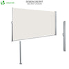 Paravent retractable avec housse de protection 140x300cm Beige - vounat.shop