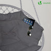 Fauteuil suspendu avec coussin gris - vounat.shop