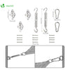 Voile d ombrage Triangle HDPE avec 19 pcs kit de montage - vounat.shop