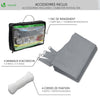 Voile d’ombrage Rectangulaire Imperméable Polyester avec Corde 3x2m Gris - vounat.shop
