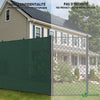 Brise vue occultant en HDPE 150g/m² 1.8x10m avec attaches de fixation vert - vounat.shop