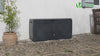 Coffre de Rangement Exterieur 310L  en PP 119x48x60CM Style Polyrotin Marron