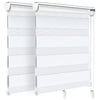 Lot de 2 Store enrouleur jour nuit double 90x150cm Blanc - vounat.shop