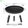 Brasero exterieur 60cm en acier noir - vounat.shop