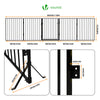 Barriere de securite 3M 5 panneaux noire - vounat.shop