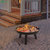 Brasero exterieur 60cm en acier noir - vounat.shop