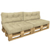 Lot de 4 Coussins pour palettes en bois beige - vounat.shop