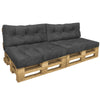 Lot de 4 Coussins pour palettes en bois gris - vounat.shop